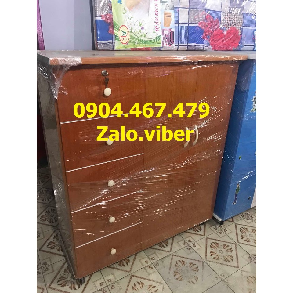 Tủ nhựa quần áo 2 cánh 5 ngăn ngang 1m06 cao 1m25 sâu 42 cm