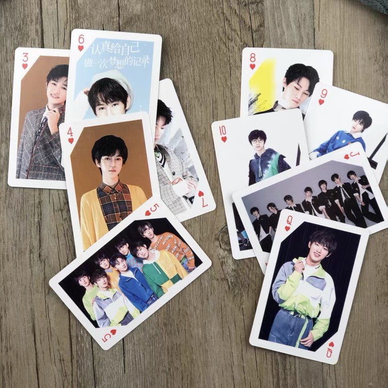 Bộ bài 52 lá in hình nhóm nhạc TNT