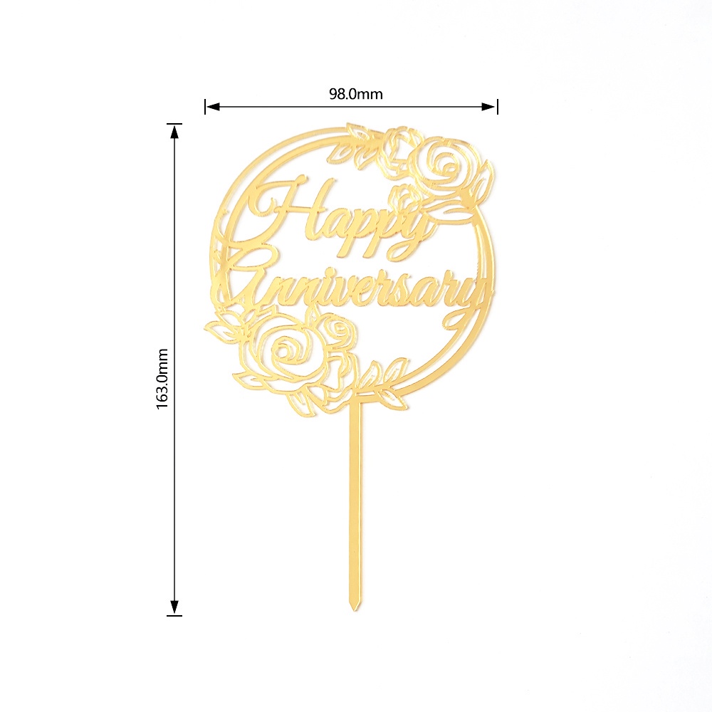 Que Cắm Trang Trí Bánh Kem Chữ Mr & Mrs / Bride to Be / Kissd / Happy Wedding / Happy Anniversary