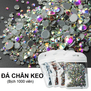 Bịch 1000 viên đá chân keo đính móng