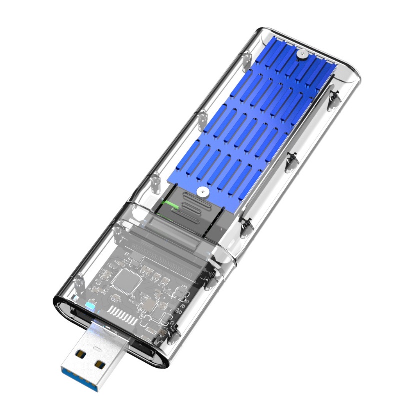 Vỏ ổ cứng chuyển đổi M2 SSD SATA PCIE M.2 HDD M.2 sang USB3.0 Gen1 5Gbps chất lượng cao