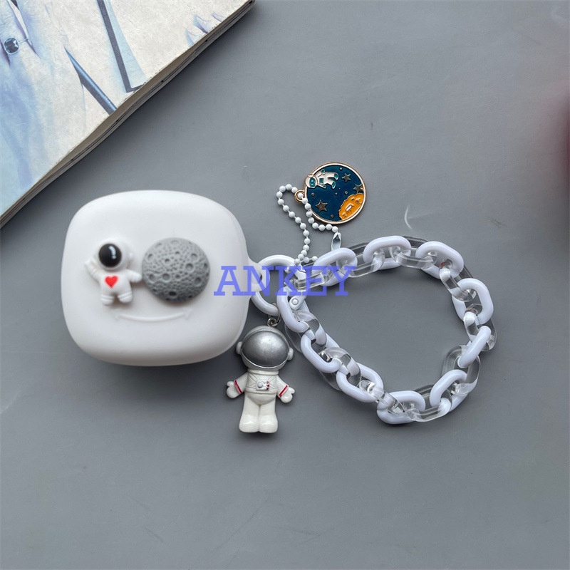 SONY WF-SP700N / Linkbuuds S WF-LS900N / WF-L900 Vỏ Bảo Vệ Hộp Sạc Tai Nghe Hình Hành Tinh Bằng Silicone Mềm Chống Sốc/Thấm Nước