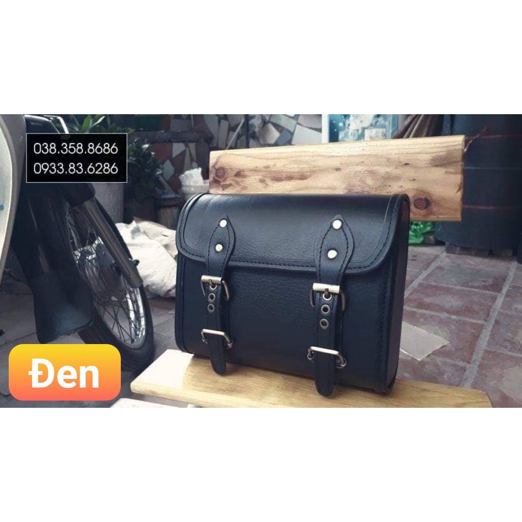 Túi Phom Tròn Treo Baga trước và sau Xe Vespa