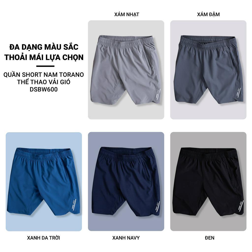 Quần short nam TORANO thể thao vải gió, thoải mái, chuẩn phom, siêu nhẹ BW600 ESBW001