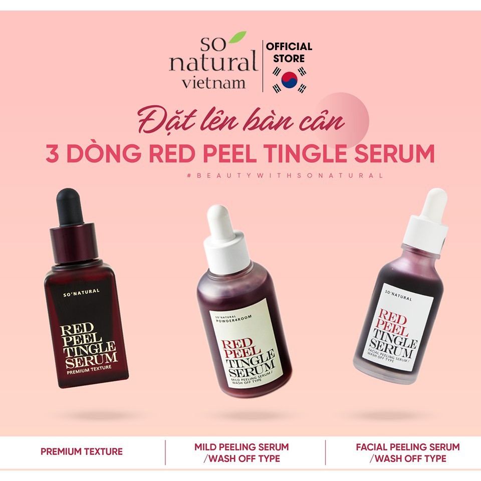 Thay da sinh học Red Peel Tingle Serum / 35ml &amp; 20ml