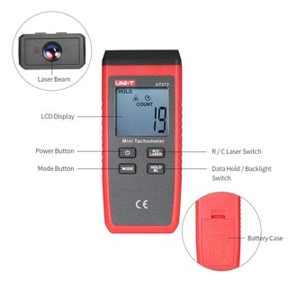 Máy đo tốc độ điện tử màn hình LCD UNI-T ut373