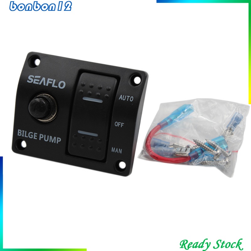 Bảng Công Tắc Bơm 3 Chiều Tự Động Tắt / Mở Kèm Cầu Chì