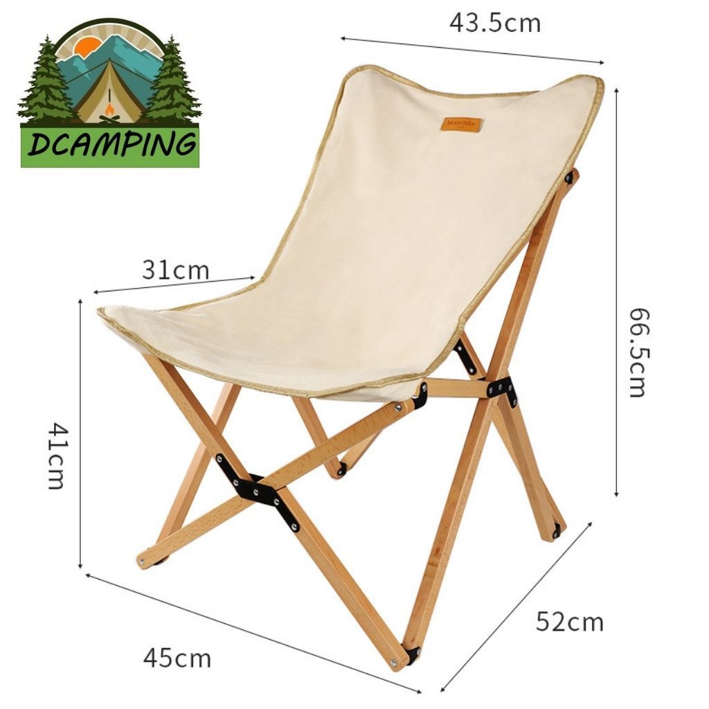 Ghế xếp dã ngoại, Camping, Du lịch -Vintage gấp gọn