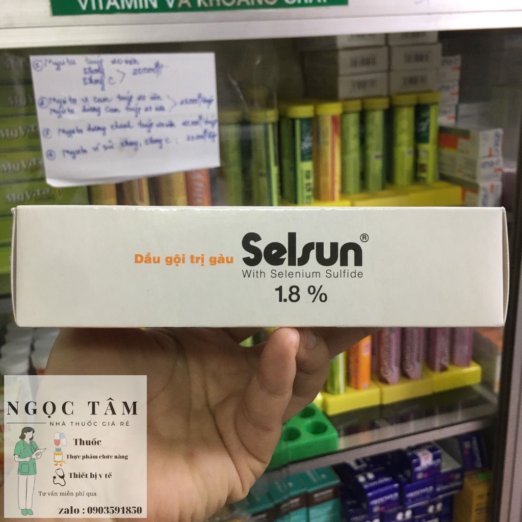 Dầu gội sạch gàu SELSUN - SELSUN 1.8 100ml