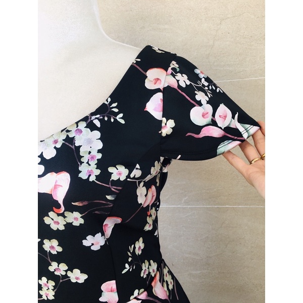 Đầm CK xuất dư in hoa tươi tắn 🍀🍀🍀🍀