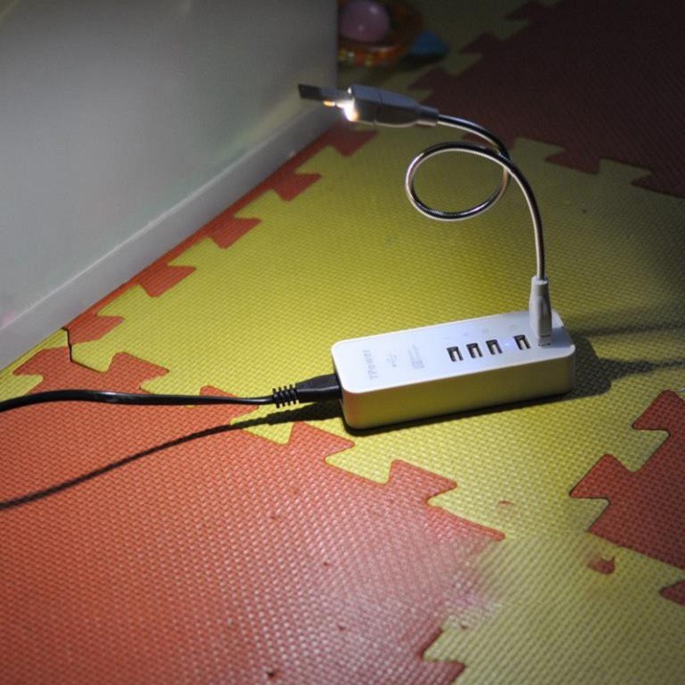 Đèn led 6 bóng mini siêu mỏng cảm ứng cắm cổng USB( chất lượng cực tốt)