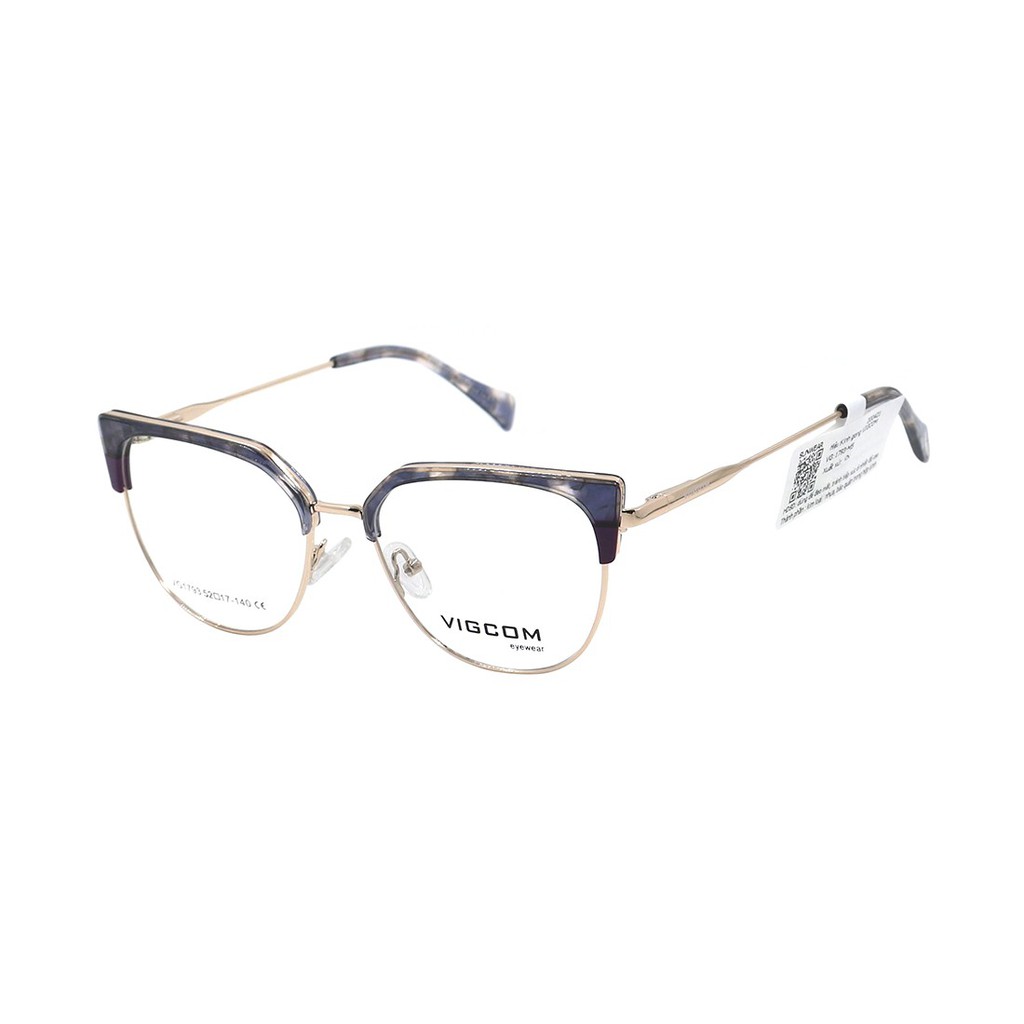 (Hàng chính hãng) Gọng kính nam nữ Vigcom VG1793 màu sắc thời trang