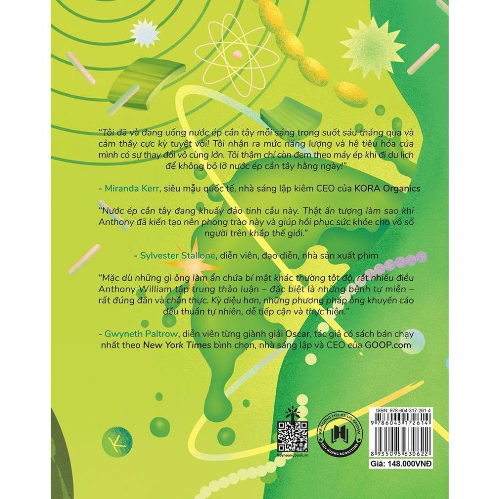 Sách Cơ Thể Tự Chữa Lành: Nước Ép Cần Tây - Huy Hoàng