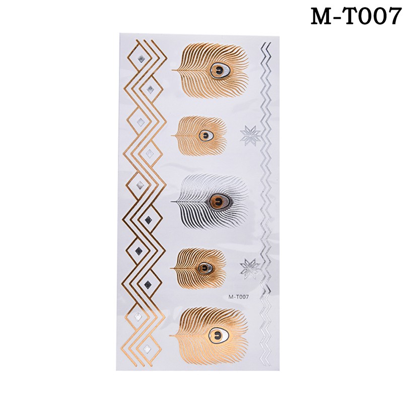 Khung dán hình xăm tạm thời chống nước phong cách quyến rũ cho nữ