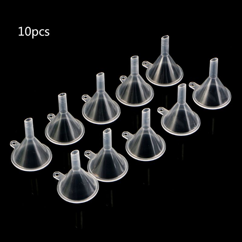 Set 10 phễu nhựa rỗng chuyên dụng cho chiết nước hoa/ tinh dầu