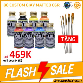 BỘ SƠN CUSTOM GIÀY MATTEO - TẶNG NGAY BỘ CỌ