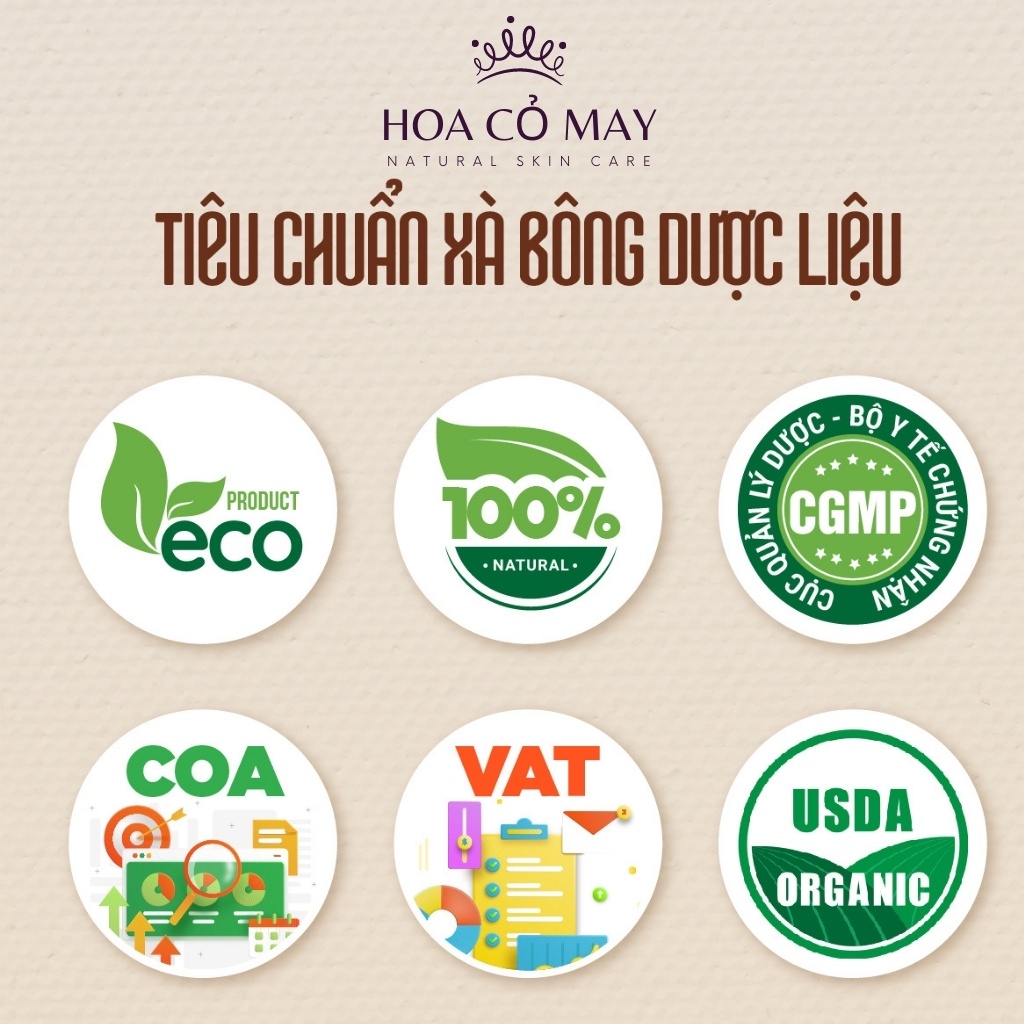 Xà phòng thảo dược Tía Tô Diếp Cá, xà bông cục trắng da, ngừa mụn 100g Dulivina | BigBuy360 - bigbuy360.vn