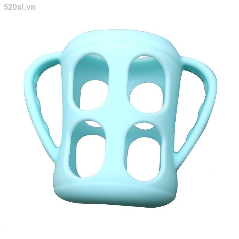 Vỏ Bọc Bình Sữa Em Bé Philips New Avent Bằng Silicon Mịn Chống Rơi Có Tay Cầm Bảo Vệ