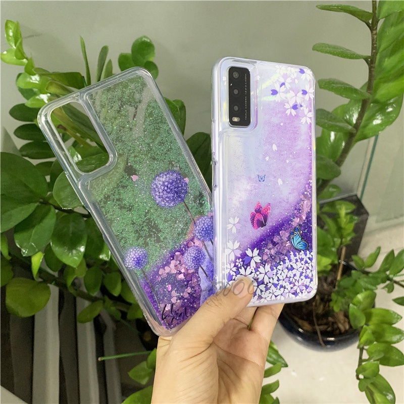 Ốp Lưng Kim Tuyến Nước Hình Hoa Bồ Công Anh Cho Vivo Y20 Y12S Y20i Y21 Y33S Y21T Y50 V20 SE Y15S V19 V21 Y51 2020