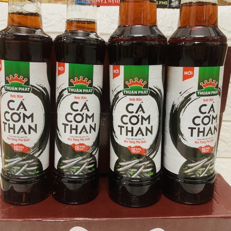 NƯỚC MẮM CÁ CƠM THAN THUẬN PHÁT CHAI 750ml