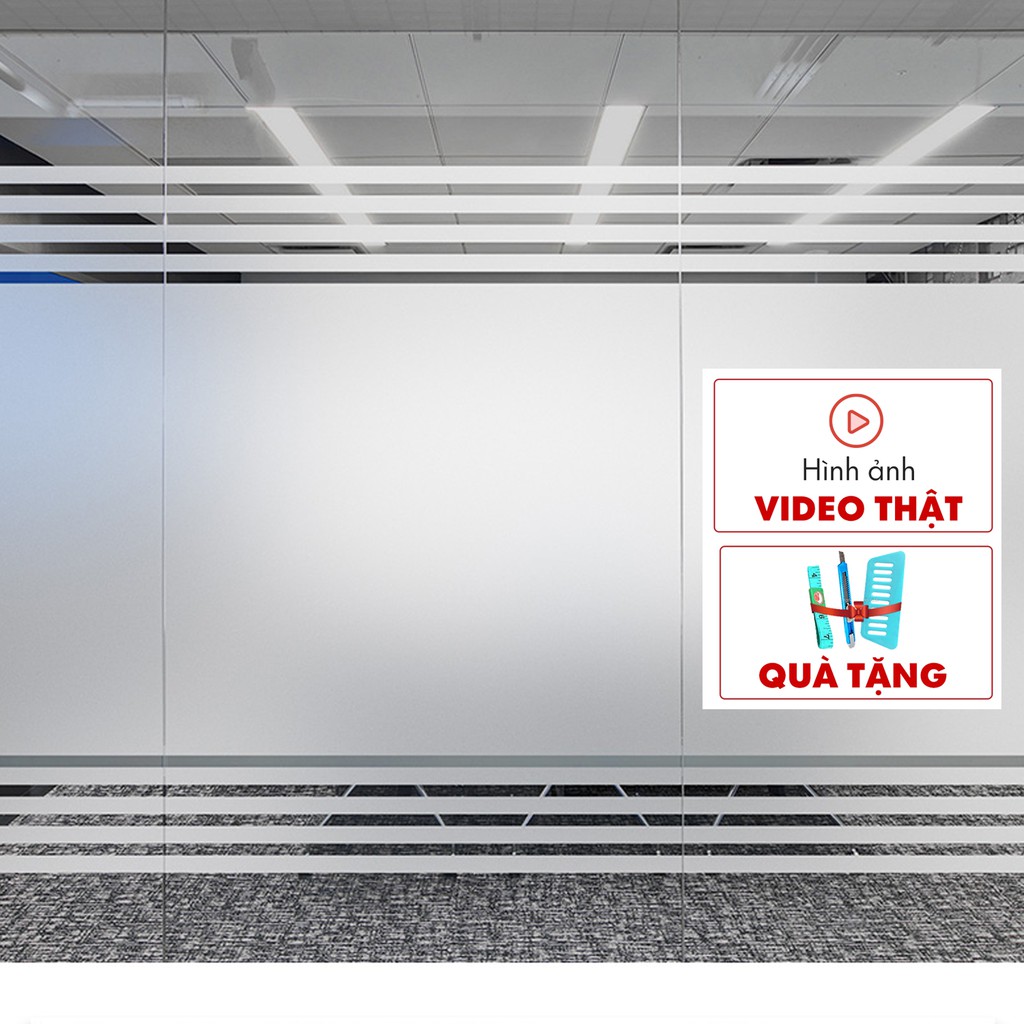 Decal mờ dán kính văn phòng nhà tắm giá rẻ 120cmx50cm