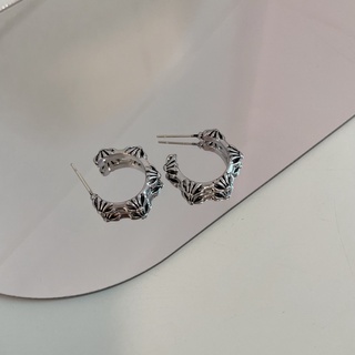 Bông tai, khuyên tai khoen tròn unisex Chrome Heart mạ bạc cao cấp – Shop Lộc độc và lạ