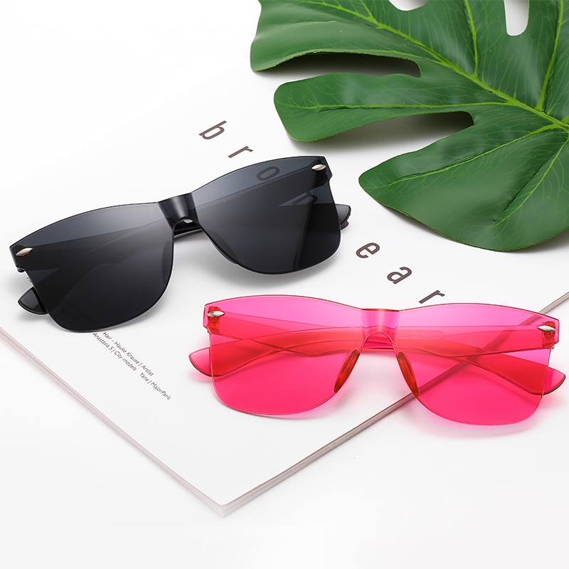 Kính Mát Trong Suốt Không Gọng Mềm Dẻo Dành Cho Nam Và Nữ