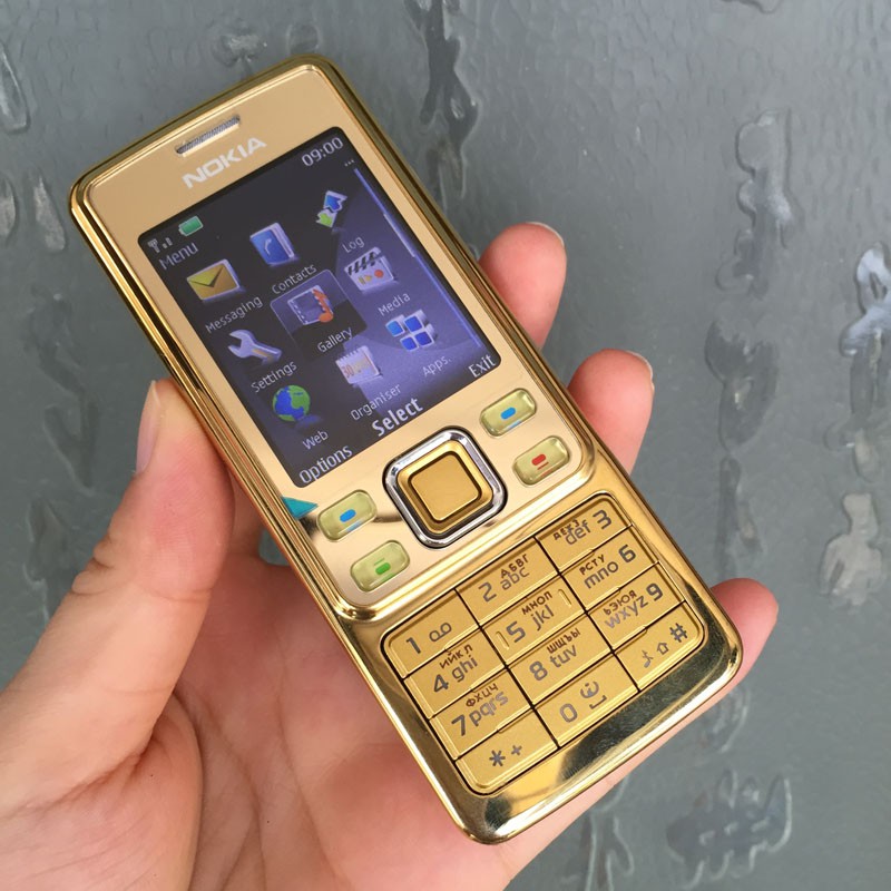 ĐIỆN THOẠI GIÁ RẺ NOKIA 6300 VÀNG GOLD Kèm PIN SẠC