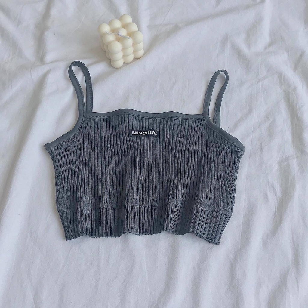 Áo CHIE  2 Dây Croptop JEM CLOSET Chất Vải Co Giãn Thỏa Mái Thiết Kế Basic Dễ Phối Đồ Lên Dáng Sexy 1436