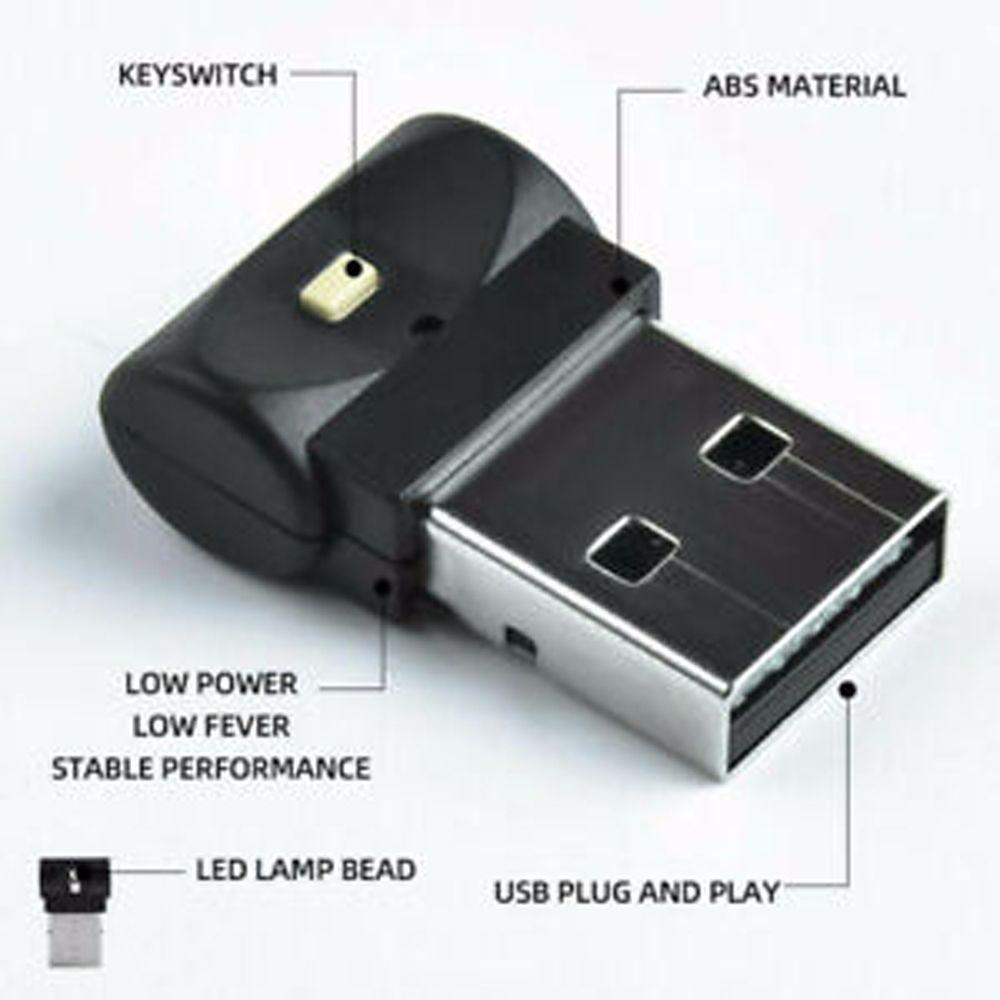 Đèn LED USB Neon Không Dây Thời Trang Trang Trí Nội Thất Xe Hơi