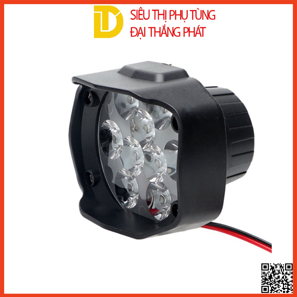 Bóng đèn trợ sáng Led  L5 - 9 bóng 12-80V chính hãng siêu sáng