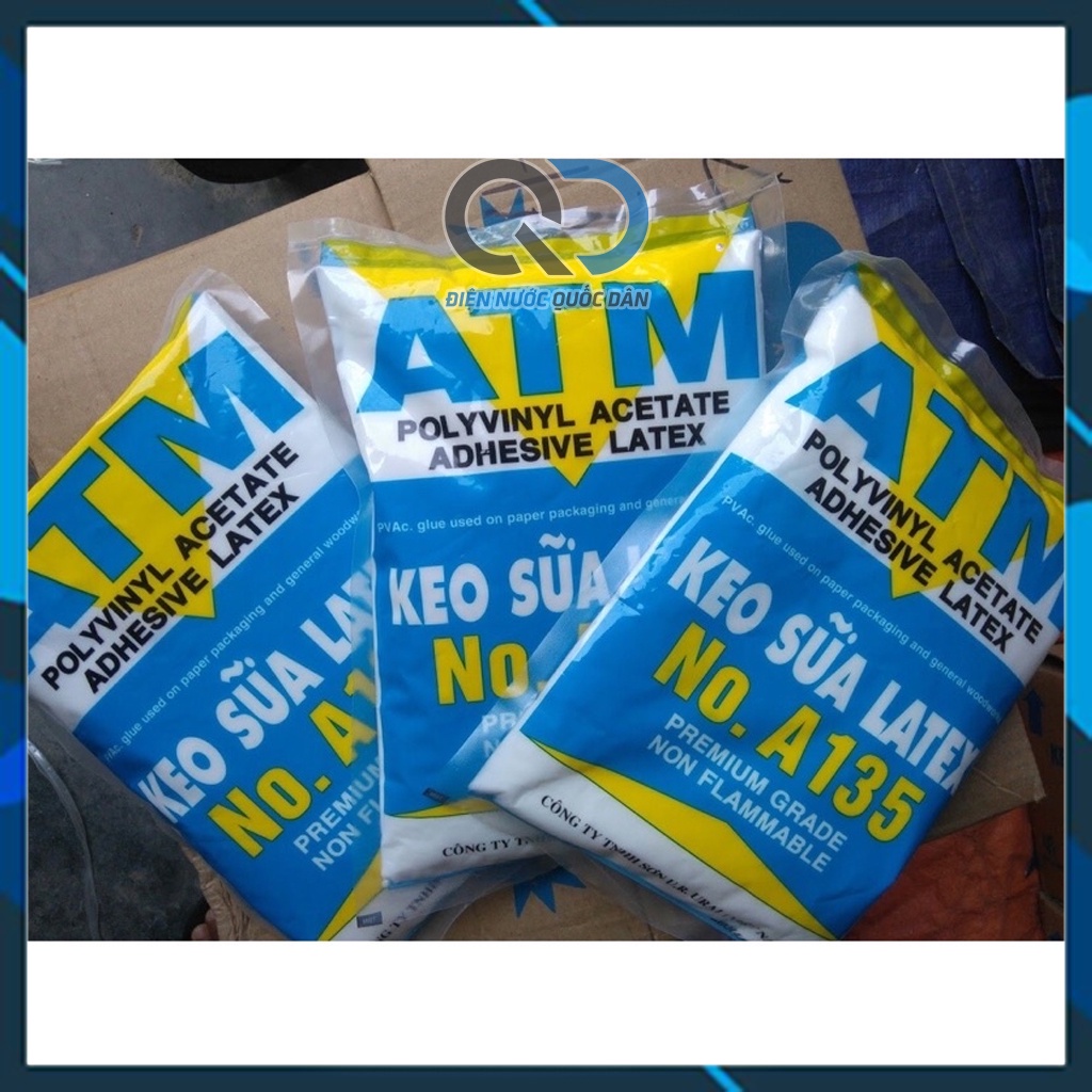 Combo 1 thùng keo sữa ATM dán giấy dán tường, dán gỗ, nguyên liệu làm slime 10kg