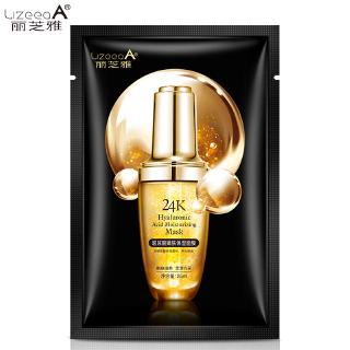 [Hàng mới về] Mặt nạ acid vàng 24K LizeeaA giữ ẩm bổ sung xuất xứ Trung 25ml