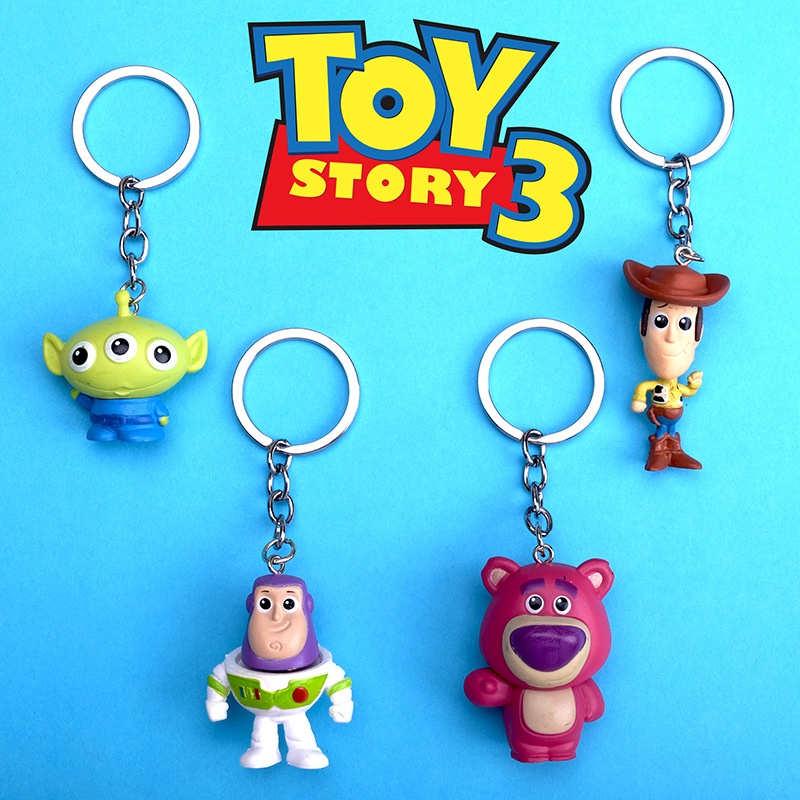 Móc Khóa Hóa Trang Nhân Vật Hoạt Hình Toy Story Ba Mắt