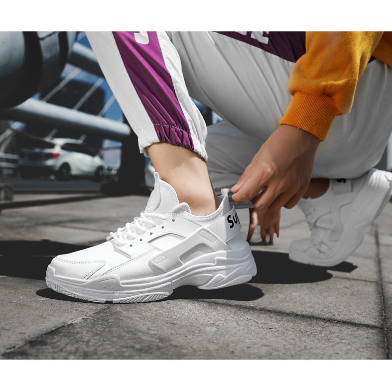 Giày thể thao, giày sneaker, giày nam siêu nhẹ (màu trắng) | WebRaoVat - webraovat.net.vn