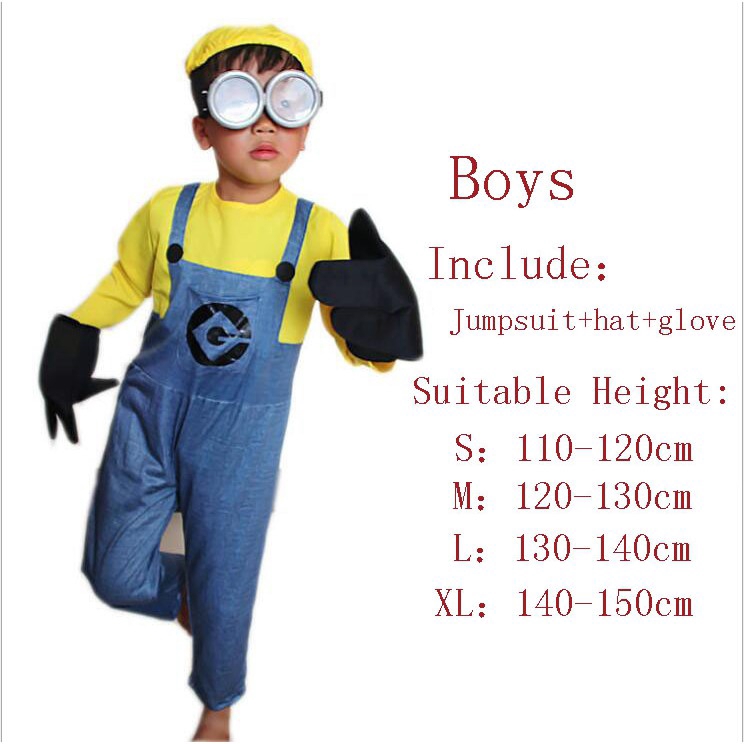 Bộ đồ cosplay Minion cho bé trai và gái