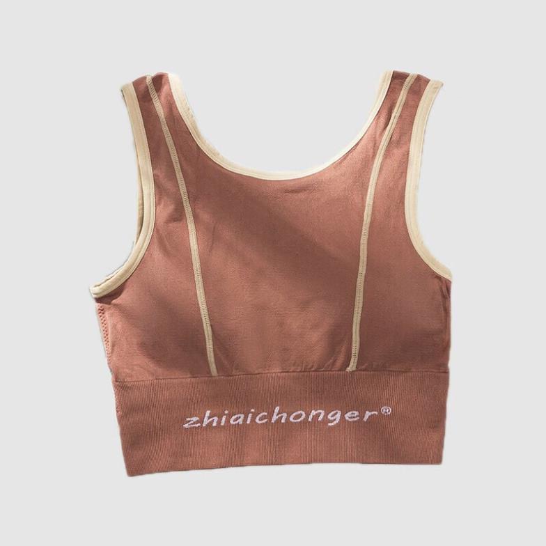 👙 Áo Bra Ba Lỗ Viền Nổi tập gym yoga thể thao crotop sẵn đệm ngực hàng đẹp 660 👙