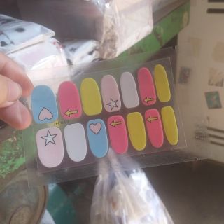 Miếng dán móng tay nail wraps 14 miếng nhỏ