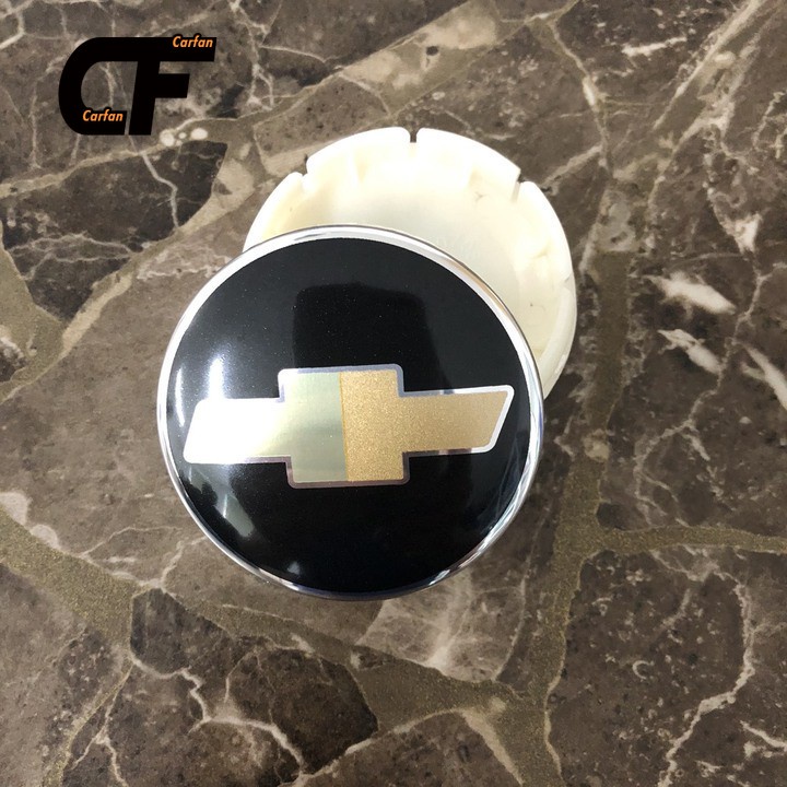 1 Chiếc Chevrolet  Logo chụp mâm, ốp lazang bánh xe ô tô Chevrolet đường kính 63mm Hubcaps.