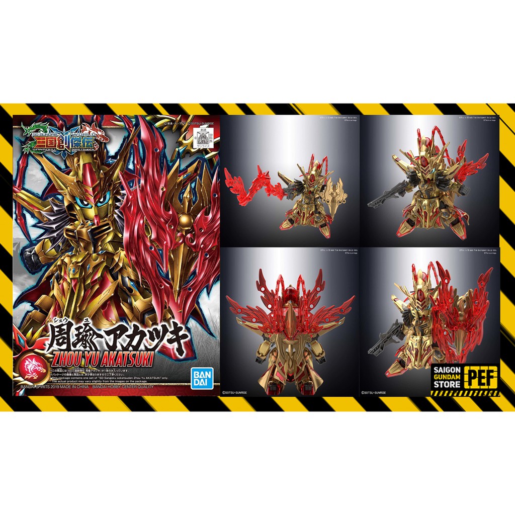 MÔ HÌNH LẮP RÁP BANDAI SD TAM QUỐC TƯ MÃ Ý - TUÂN ÚC - CHU DU