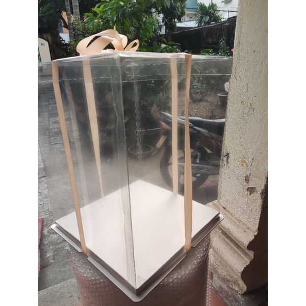 Hộp bánh sinh nhật 32*32 cao 40 cm loại 3 chi tiết { không kèm ruyban )