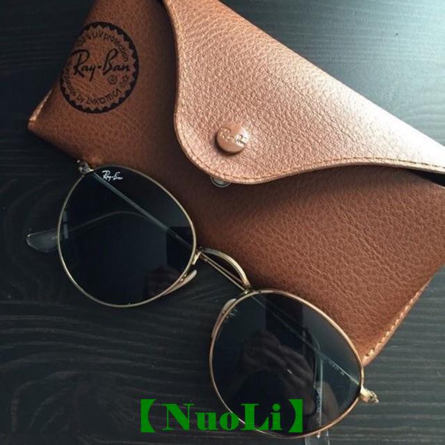 Kính Mát Rayban Chính Hãng 100% Màu Vàng / Đen Cho Nữ