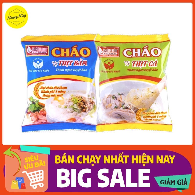 🆘 CHÁO CAO CẤP VỊ THỊT BẰM, THỊT GÀ  - Khánh Hoà Nutrition