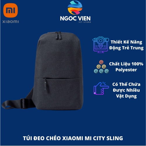 [Hỏa Tốc - HCM] Túi Đeo Chéo Xiaomi Mi City Sling - Hàng Chính Hãng | Ngocvienstore #1