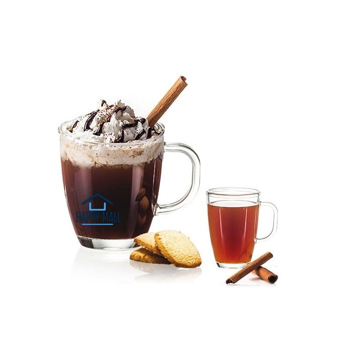 Ly thủy tinh chịu nhiệt LocknLock dung tích 360ml LLG021, 480ml LLG022 có quai , 480ml LLG025 không quai