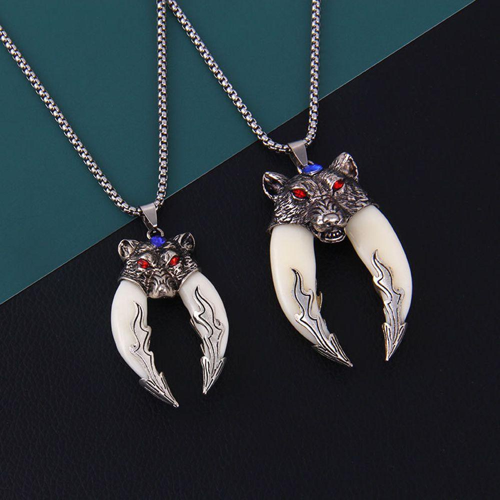 Vòng cổ Thép Không Gỉ Mặt Hình Boar Độc Đáo Phong Cách Boho Cho Nam