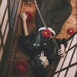 [Kimetsu no yaiba] Full set đồ cosplay Muichirou ( ảnh thật )