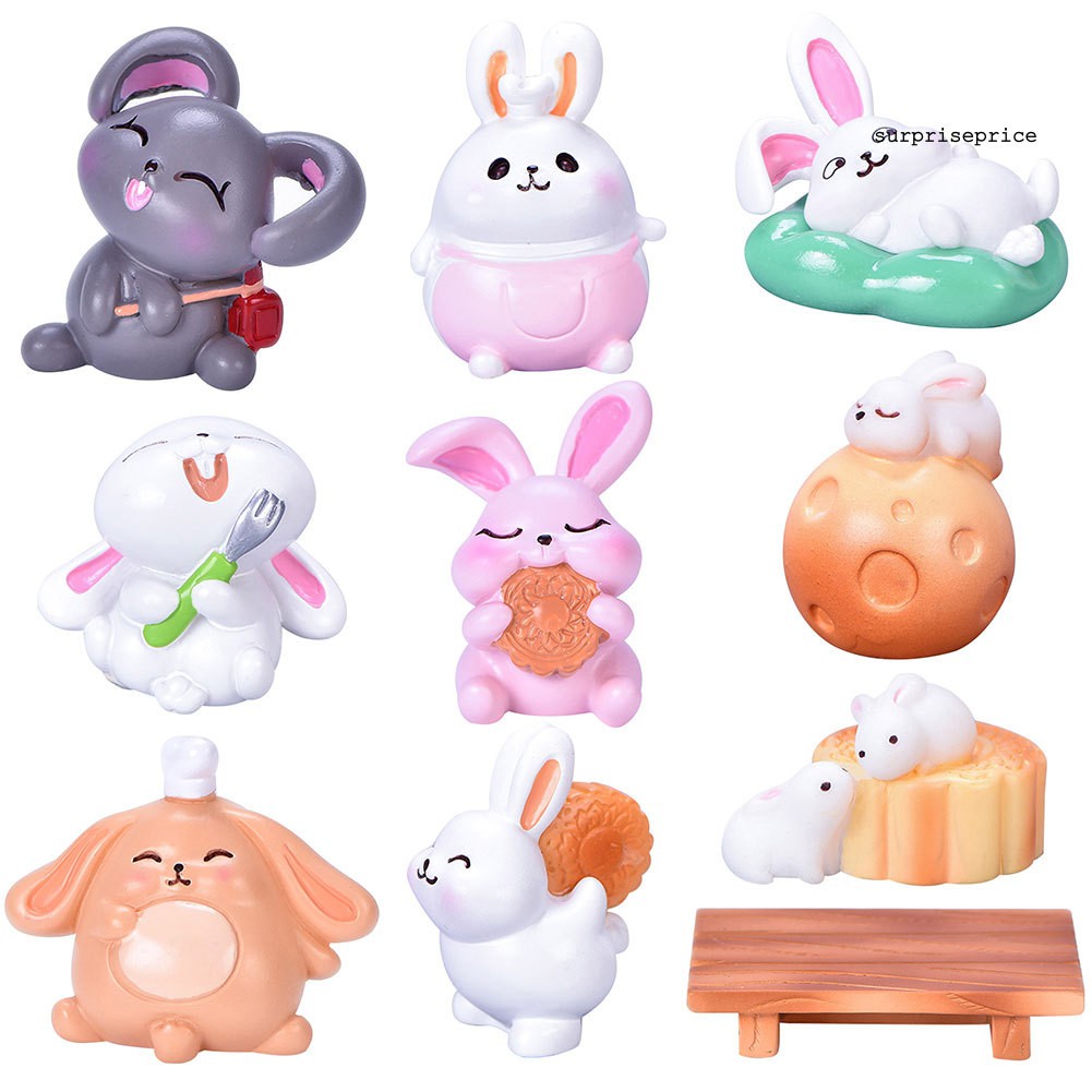 Mô Hình Bánh Thu Thu Nhỏ Xinh Xắn Dùng Trang Trí