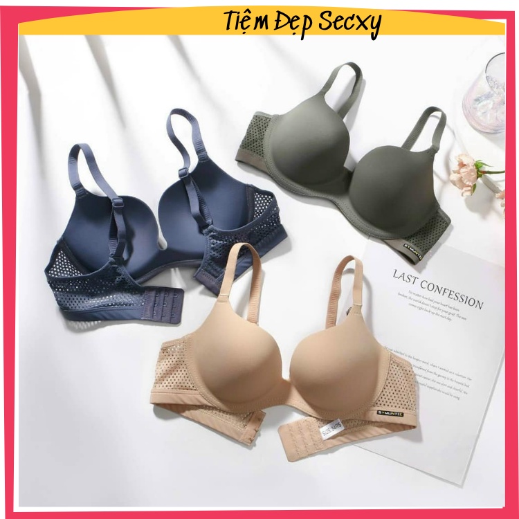 Áo Lót Nữ Su Non CAO CẤP Không Gọng Thông Hơi Mút Nâng 3p Ôm Ngực S11