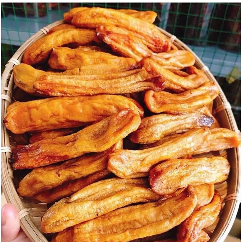 Chuối sấy dẻo thơm ngon gói 1kg. date 6 tháng.